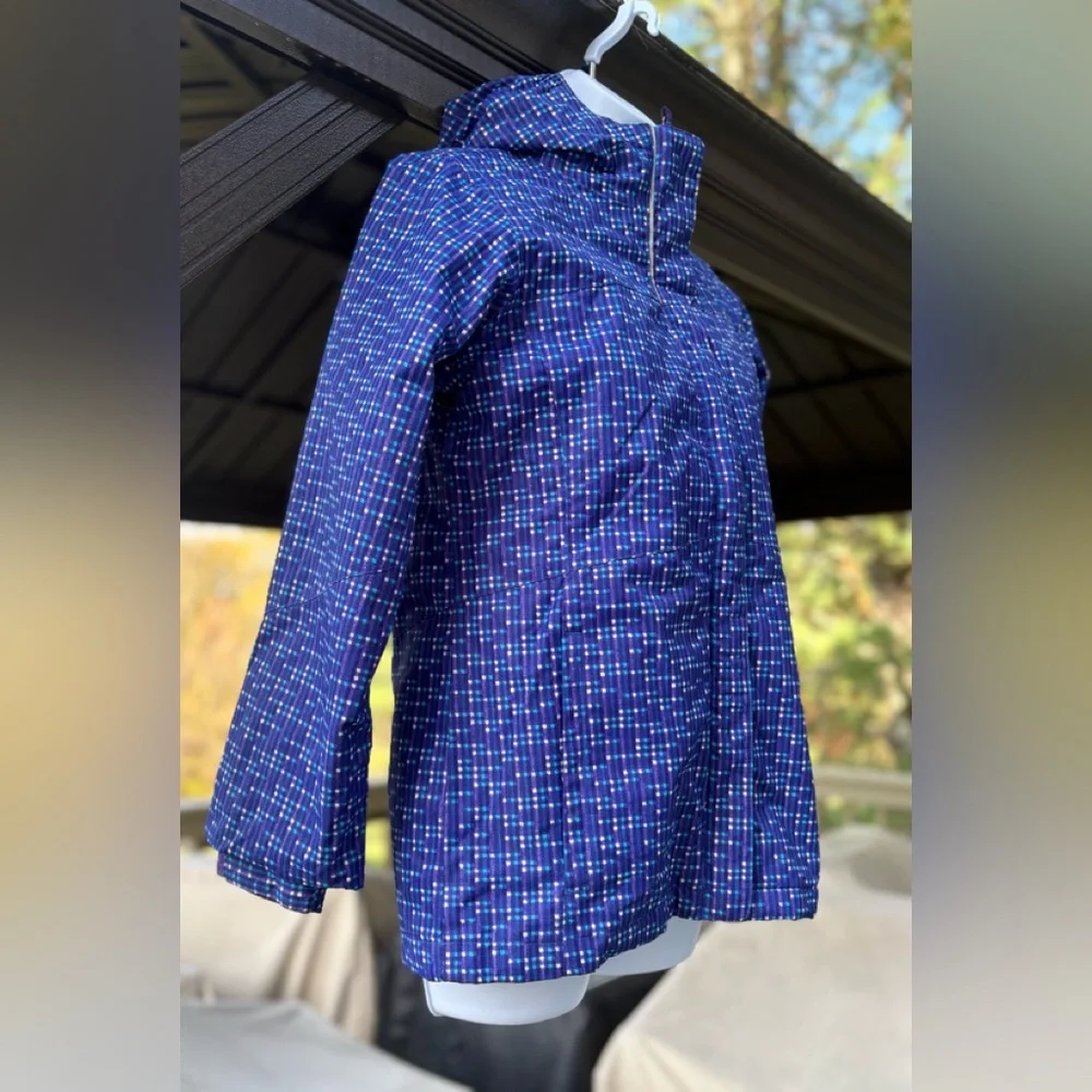 COLUMBIA GIRLS INTERCHANGE purple/white/blue Jacket, Size: L (14-16)